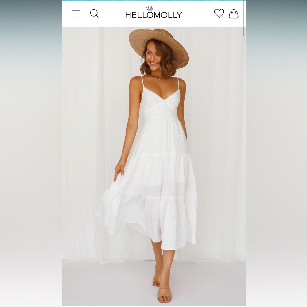 Hello Molly long white dress